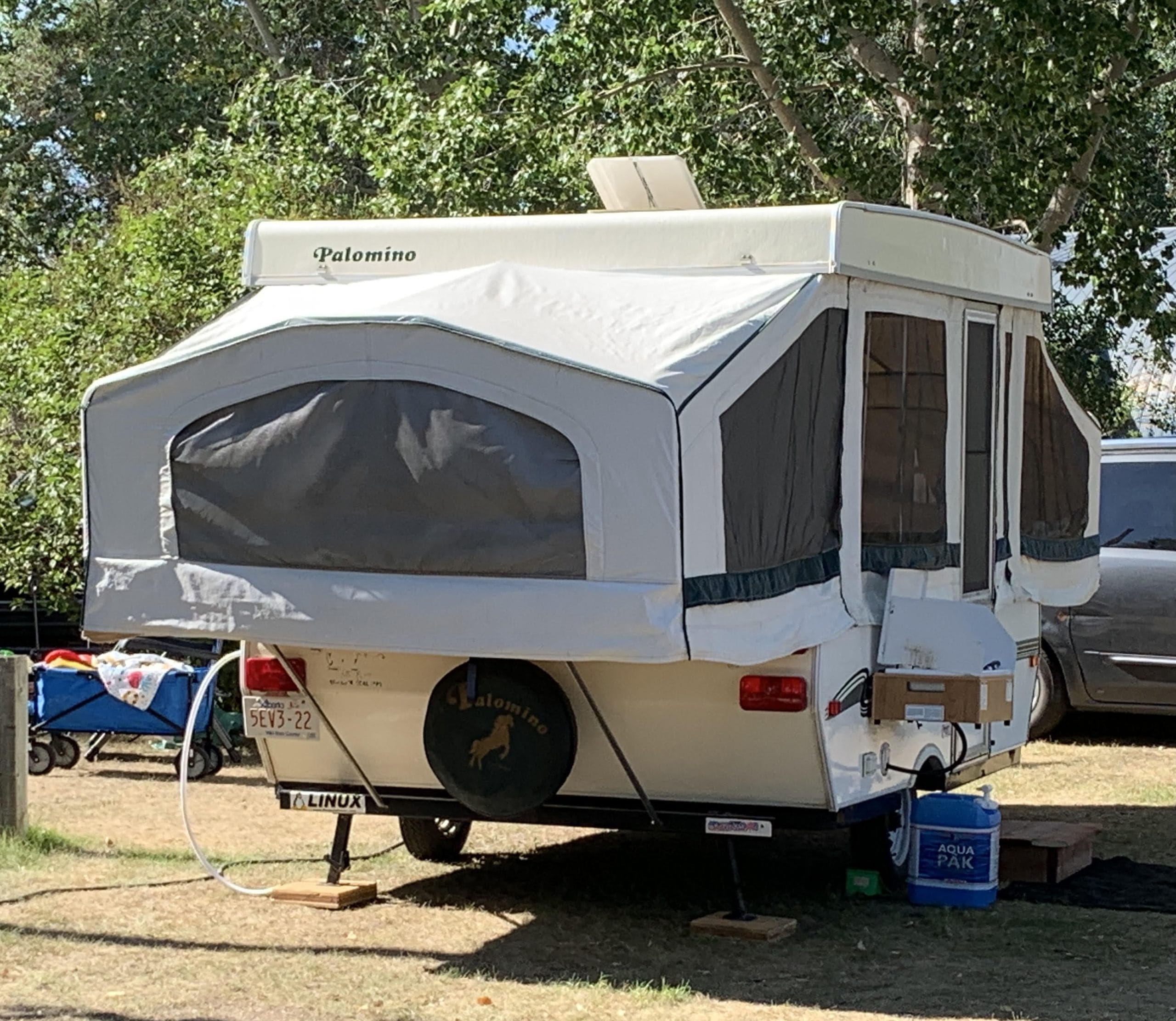 (Vehicle 2) Palomino Tent Trailer Camping Adventure